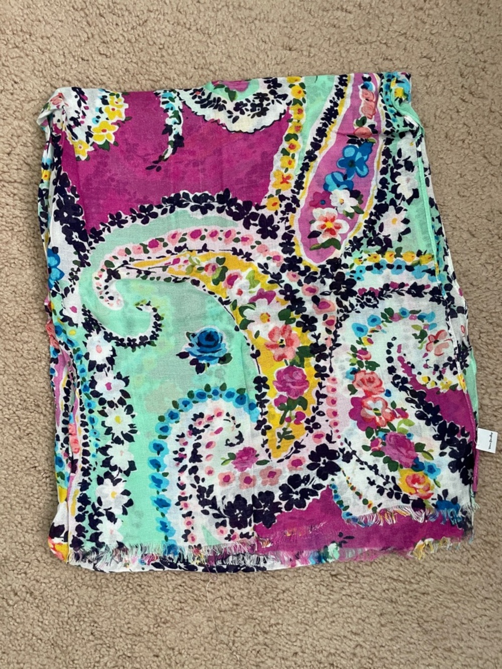Vera Bradley Fringe Scarf in Tutti Fruiti